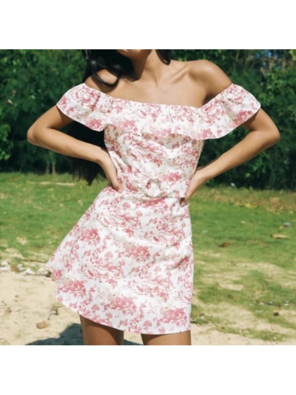 NWT Cousin The Label French Pink Kingston Linen Toile Dress Sz S